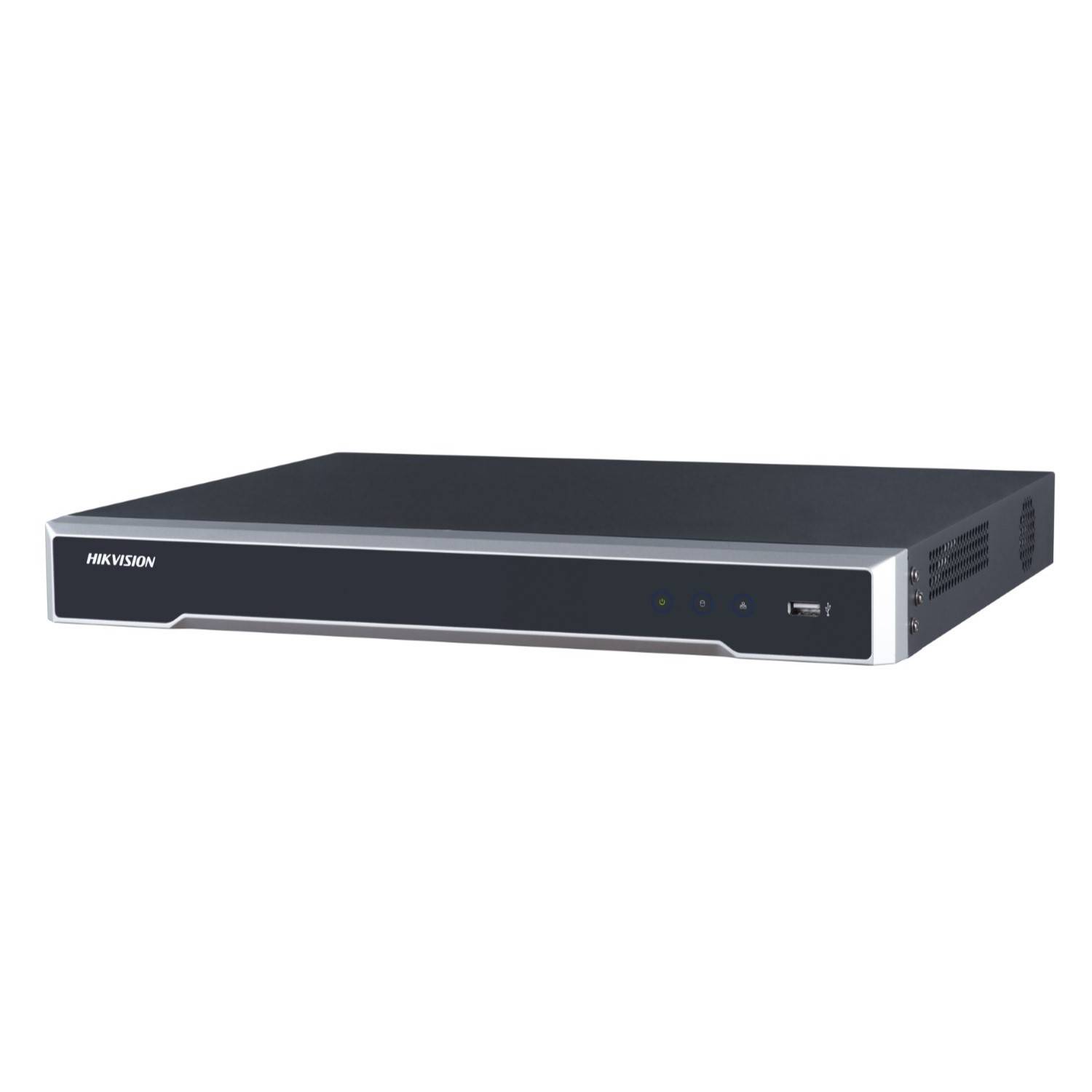 Hikvision 16ch PoE NVR, 160Mbps, H.265, 4K, VGA/ HDMI, 1RU, 4TB HDD